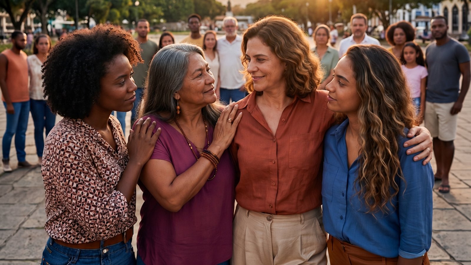 Peça da campanha do Movimento com a mensagem Todos pelo fim da violência
